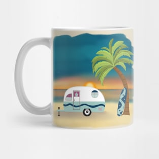 Beach caravan fun Mug